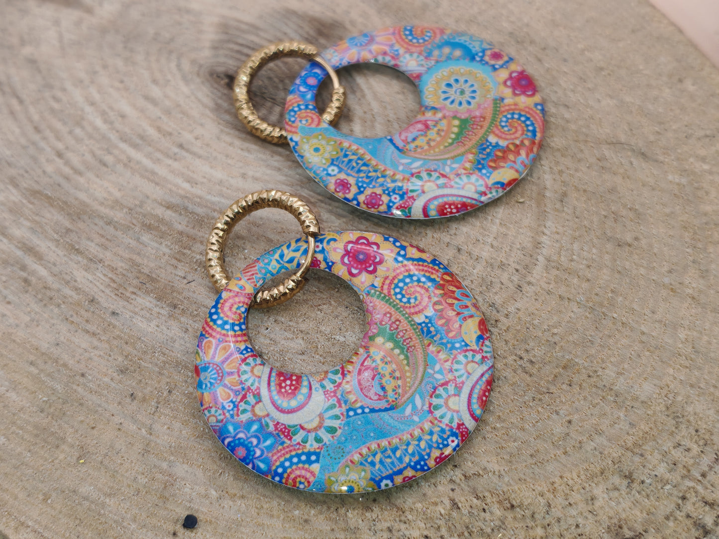 Boucles d’oreilles / Pampilles – Spirales d’Orient