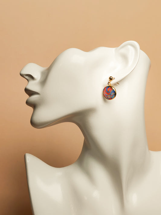 Boucles d’oreilles – Spirales d’Orient