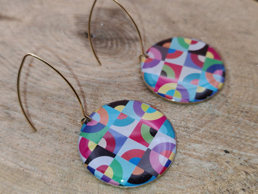 Boucles d’oreilles – Géométrie en mouvement