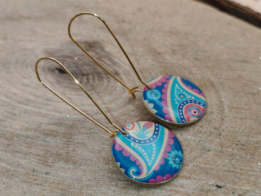 Boucles d’oreilles – Mosaïque solaire