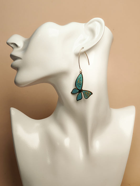 Boucles d’oreilles – Papillons féériques
