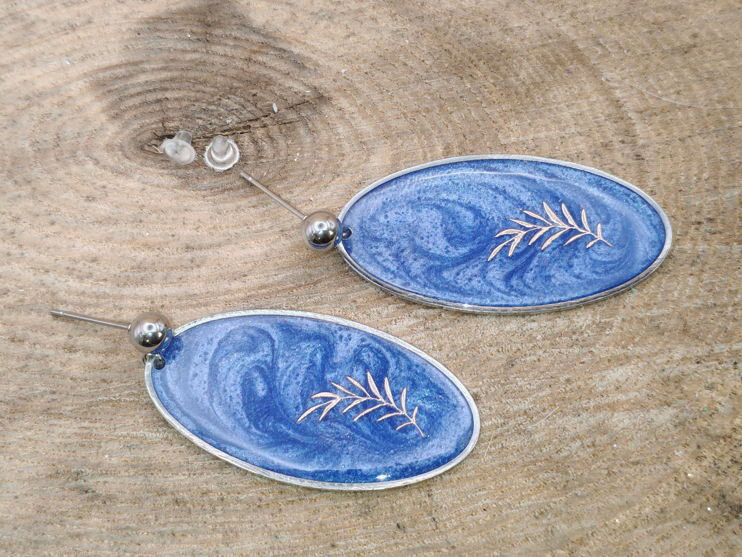 Boucles d’oreilles – Murmure de fougère céleste