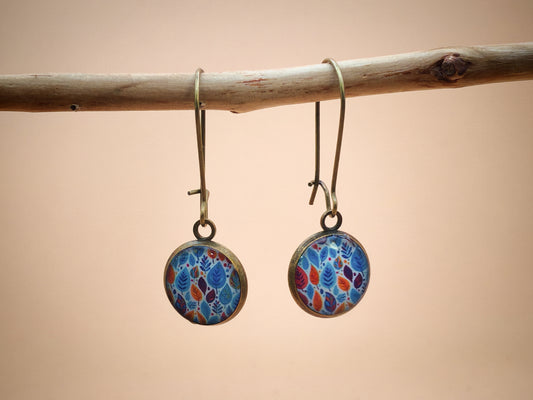 Boucles d’oreilles dormeuses – Jardin lumineux