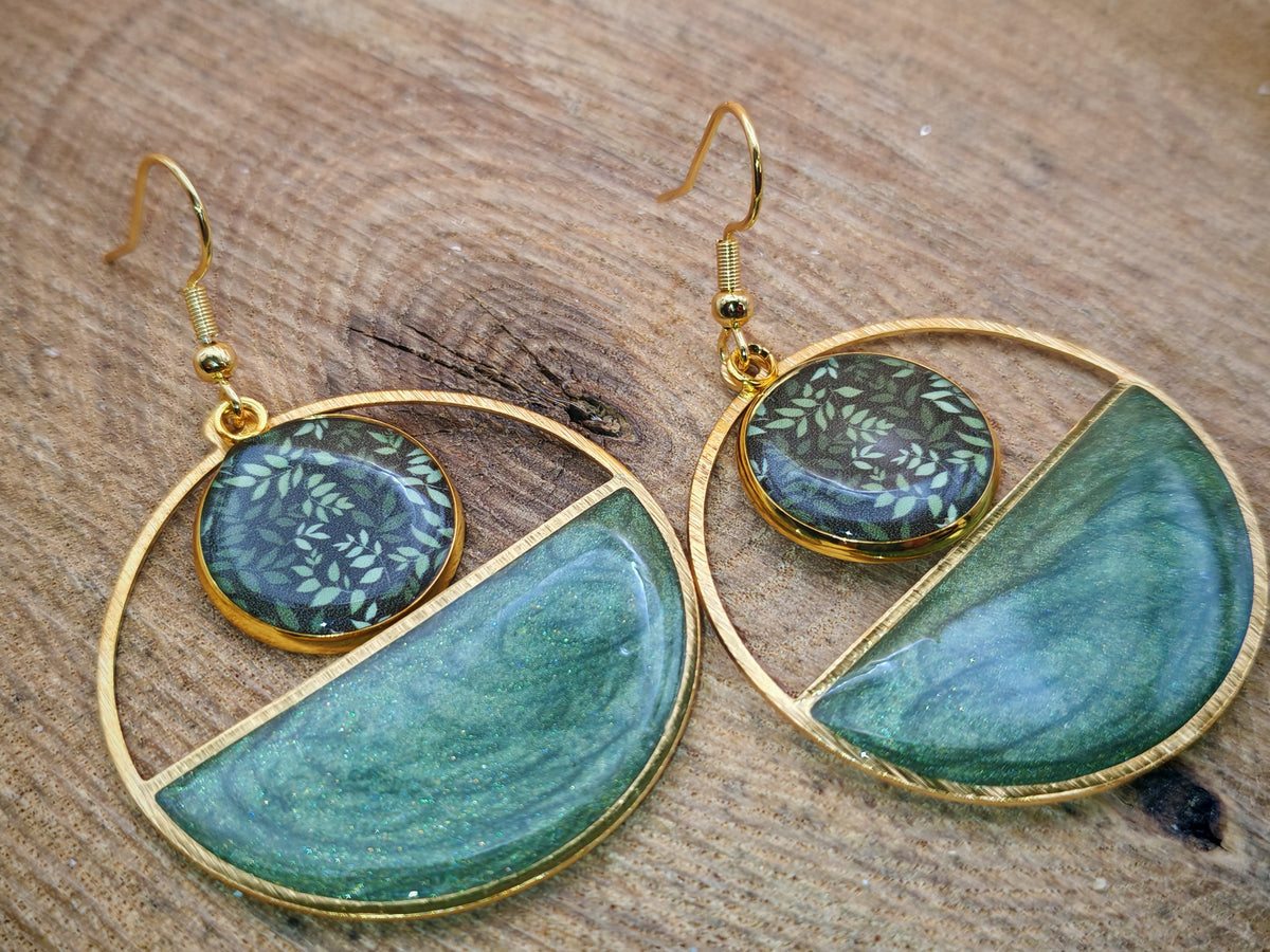 Boucles d'oreilles – Reflets de forêt