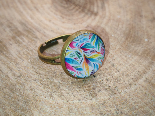 Ensemble barrettes & bague – Éclat Tropical