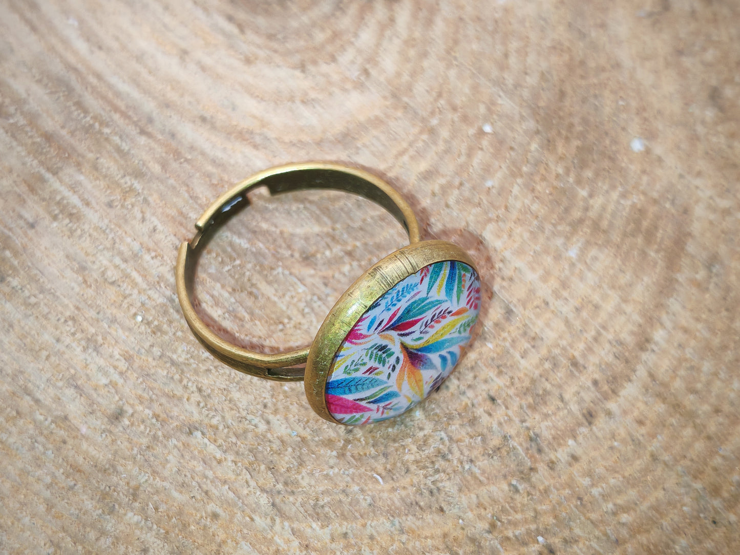 Ensemble barrettes & bague – Éclat Tropical