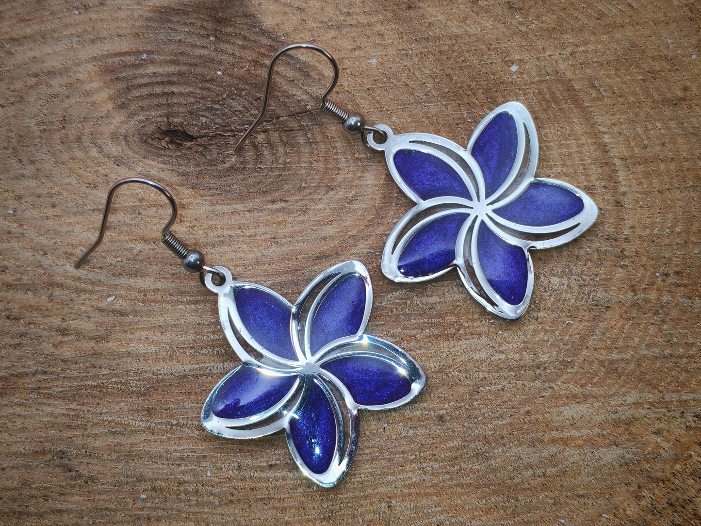 Boucles d’oreilles – Orchidée stellaire