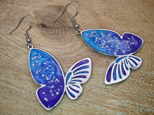 Boucles d’oreilles – Ailes de Nébuleuse