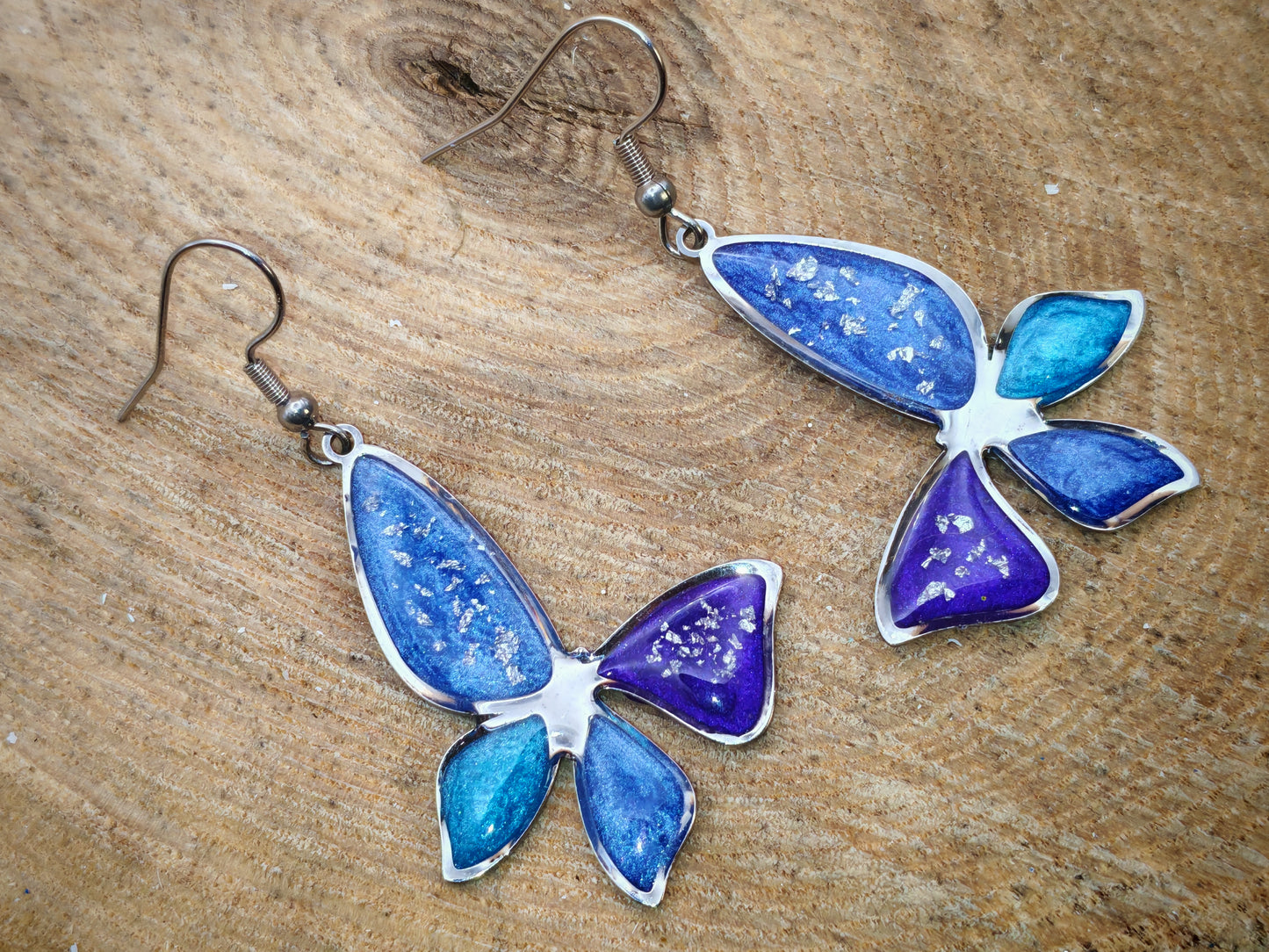 Boucles d’oreilles – Aurore Boréale
