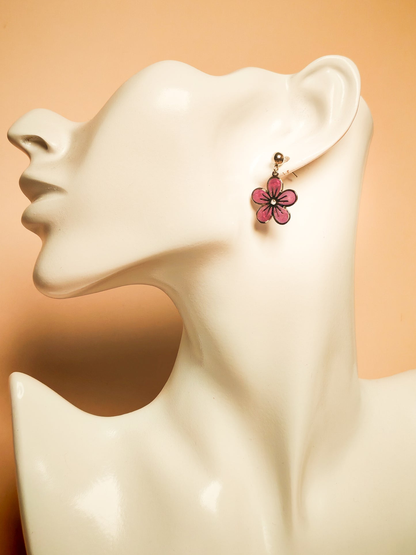 Boucles d'oreilles – Fleurs de velours
