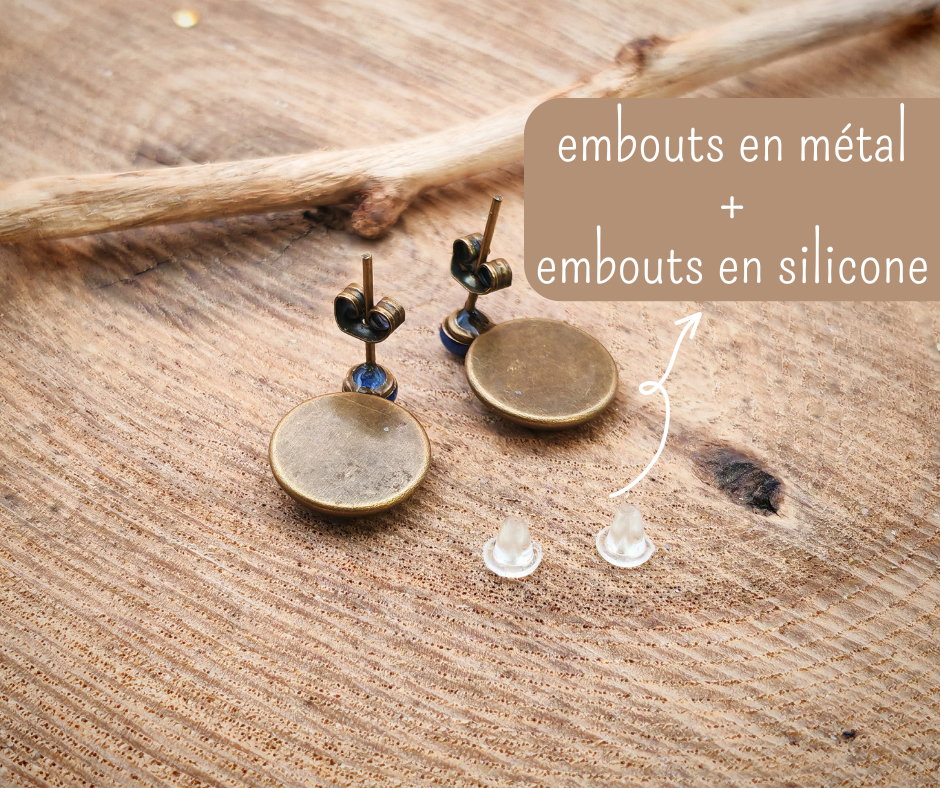 Clous d’oreilles – Floraison douce sur nuit tendre