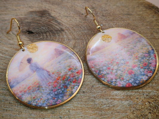 Boucles d’oreilles Monet – Brume Fleurie
