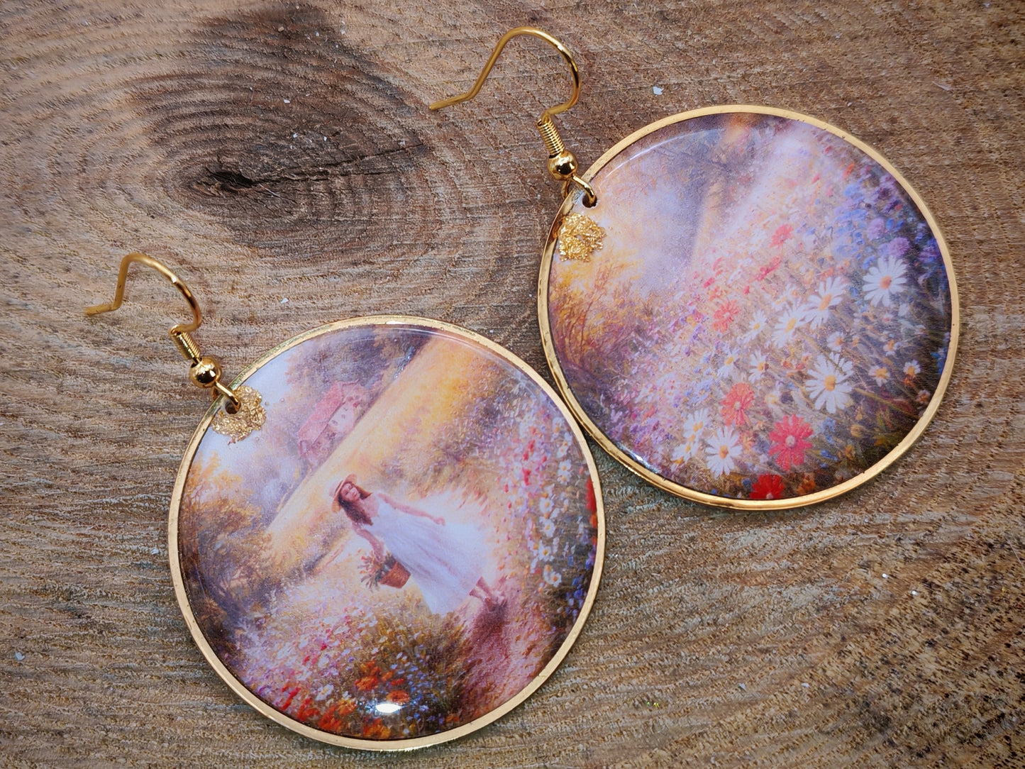 Boucles d’oreilles Monet – Promenade Fleurie