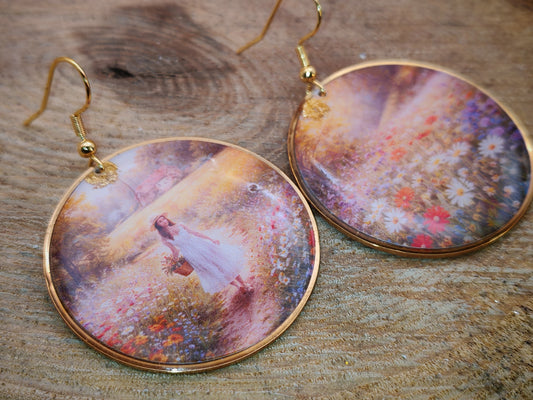 Boucles d’oreilles Monet – Promenade Fleurie