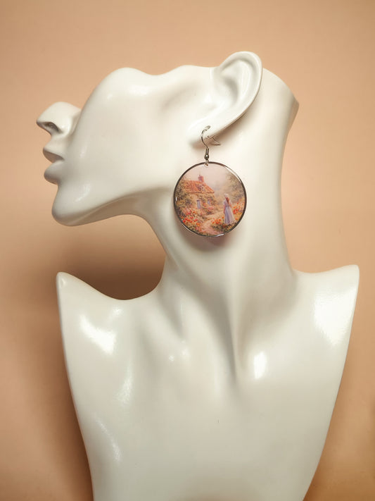 Boucles d’oreilles Monet – Jardin en Fleurs