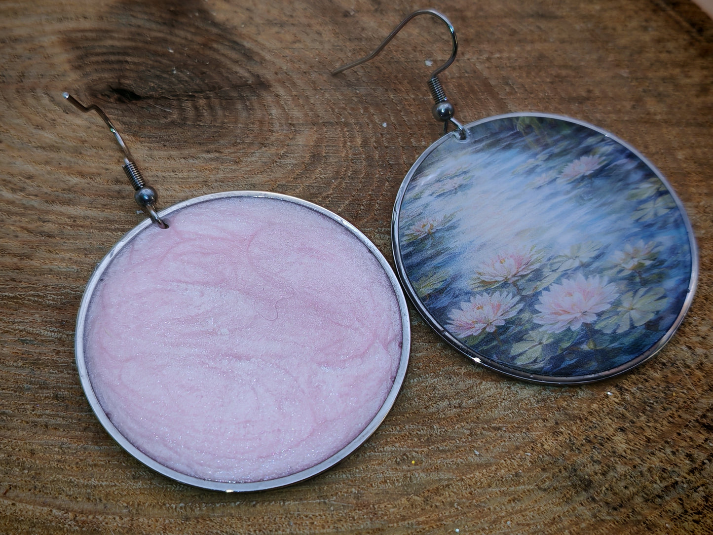 Boucles d’oreilles Monet – Matin sur les Nymphéas
