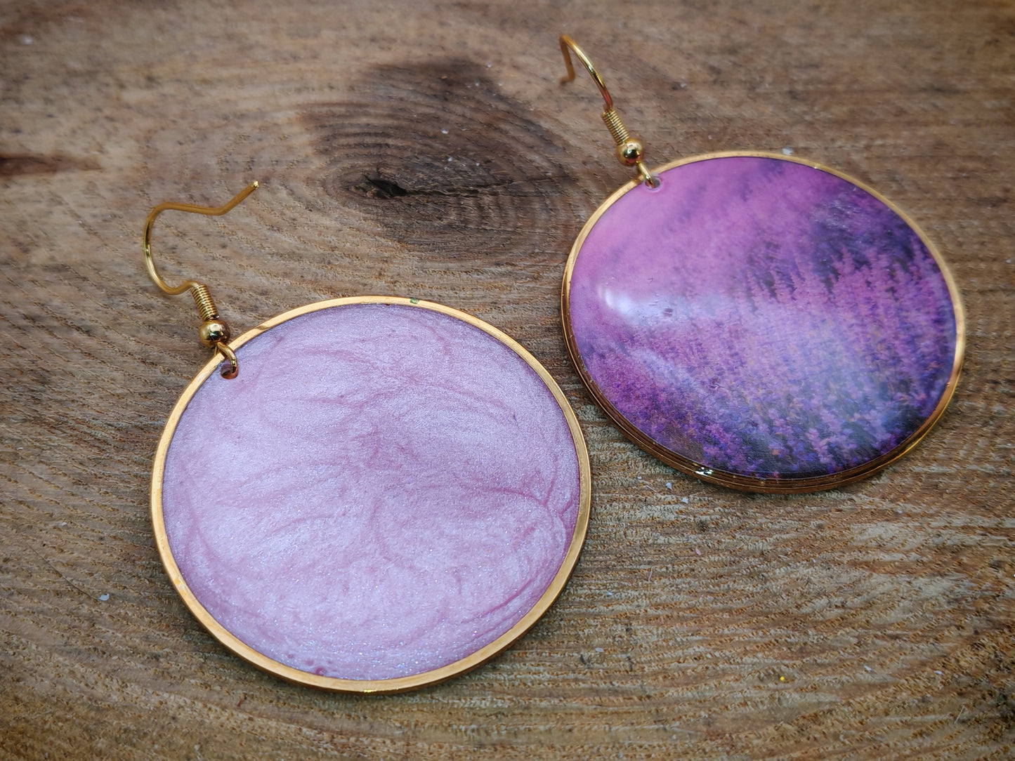 Boucles d’oreilles Monet – Lavande Rêveuse