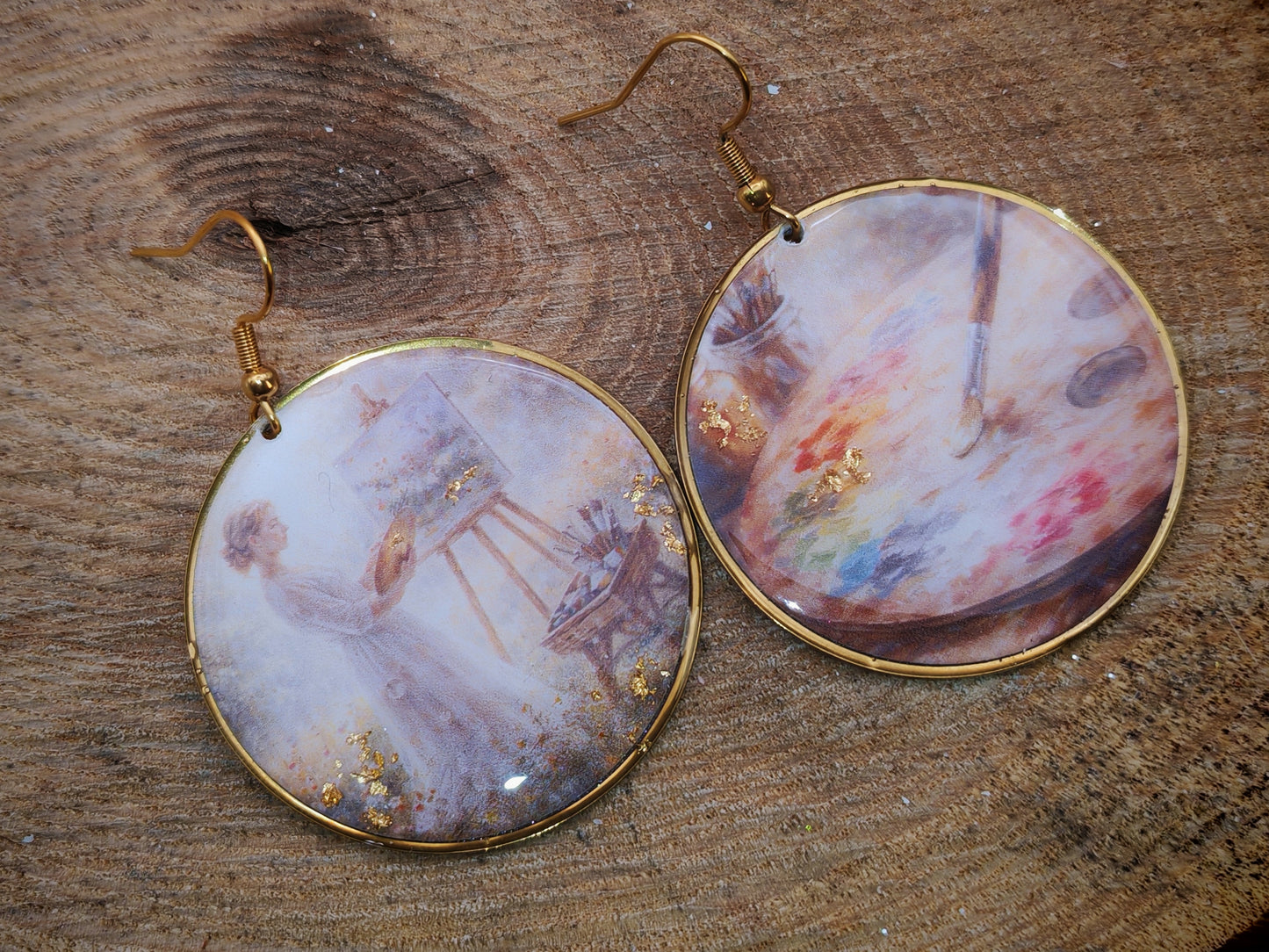 Boucles d’oreilles Monet – L’Atelier Impressionniste