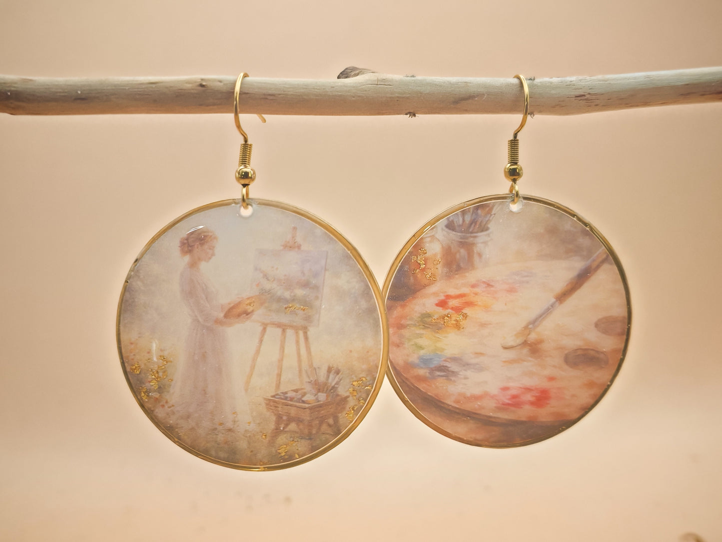 Boucles d’oreilles Monet – L’Atelier Impressionniste