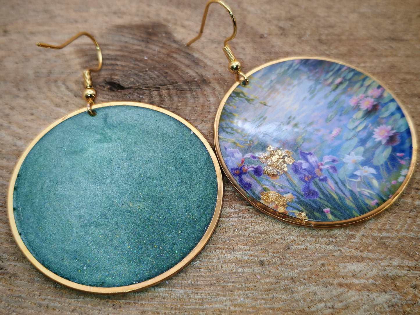 Boucles d’oreilles Monet – Le Jardin aux Nymphéas