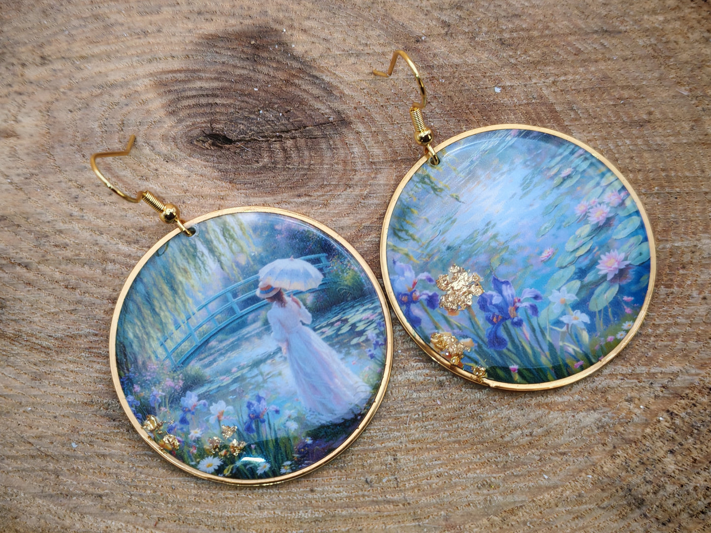 Boucles d’oreilles Monet – Le Jardin aux Nymphéas