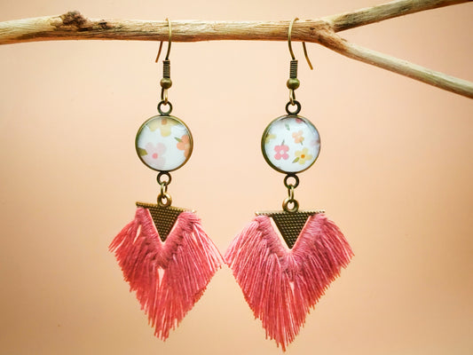 Boucles d'oreilles – Jardin pastel