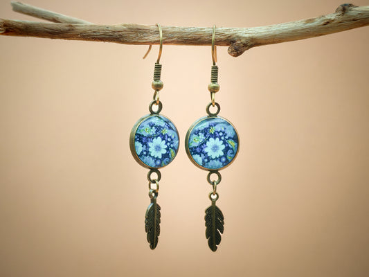 Boucles d’oreilles – Nuit florale