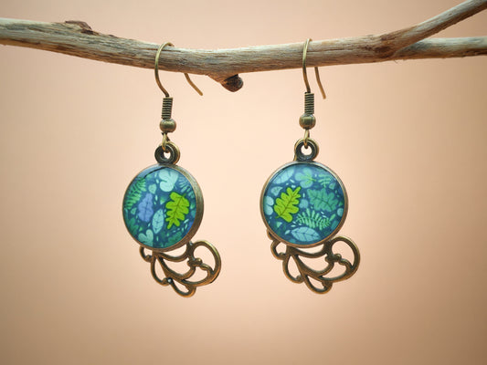 Boucles d’oreilles – Sous-bois enchanté