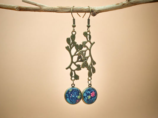 Boucles d’oreilles – Jardin suspendu