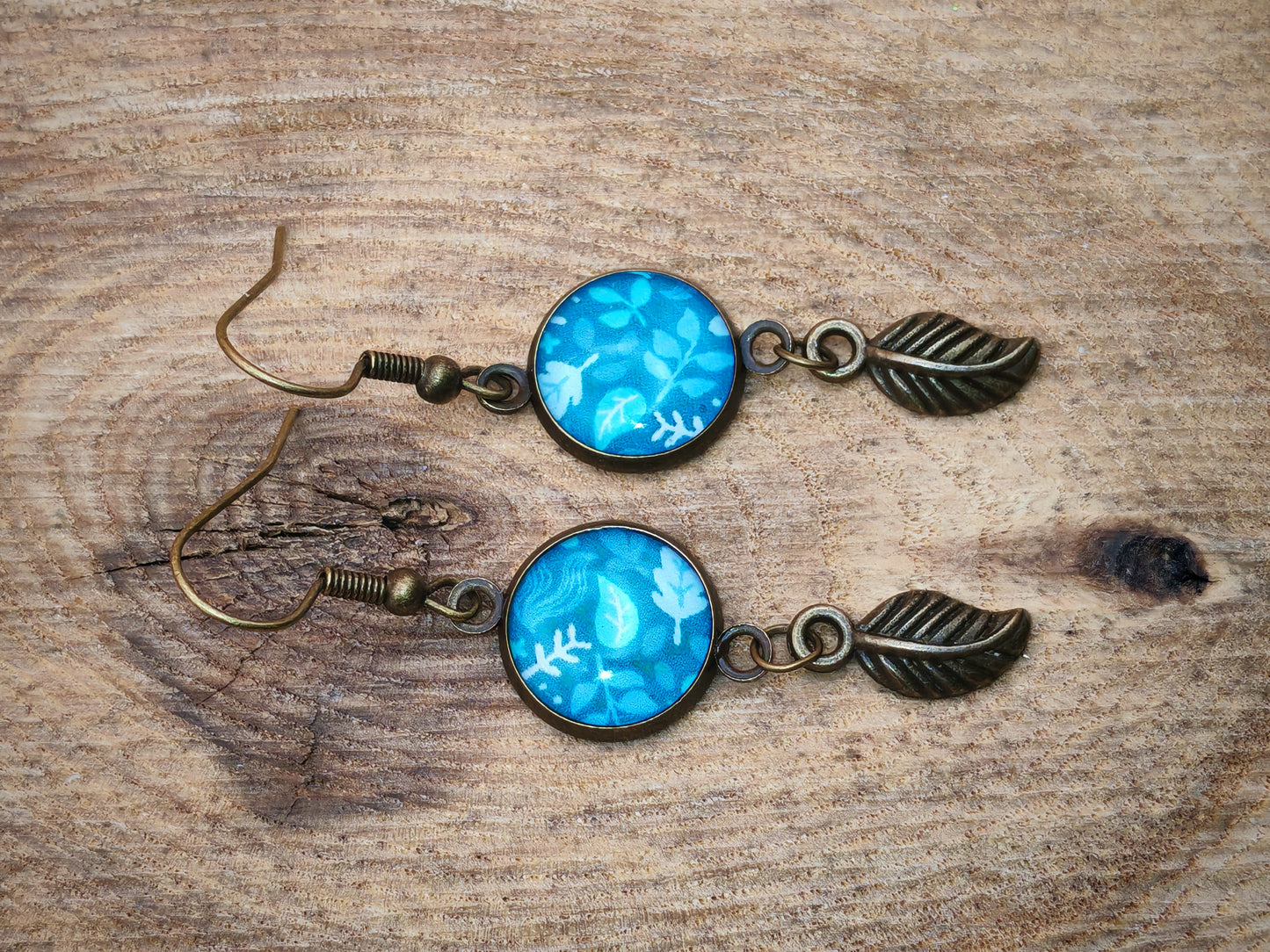Boucles d’oreilles – Murmures d’ombre bleue