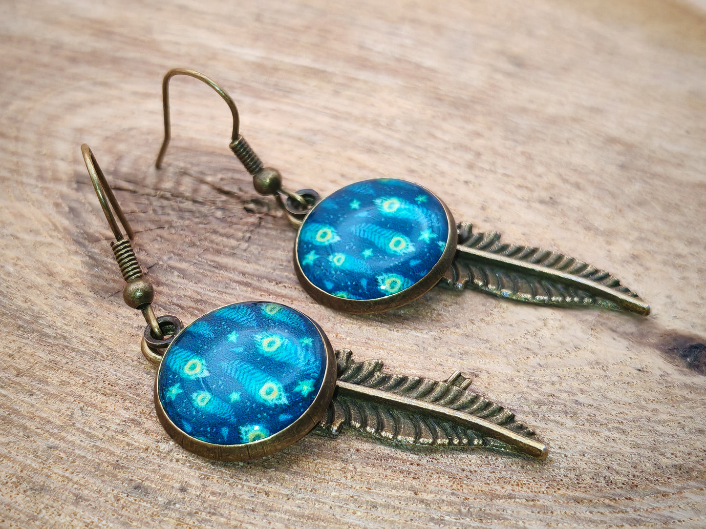 Boucles d’oreilles – Plumes de minuit