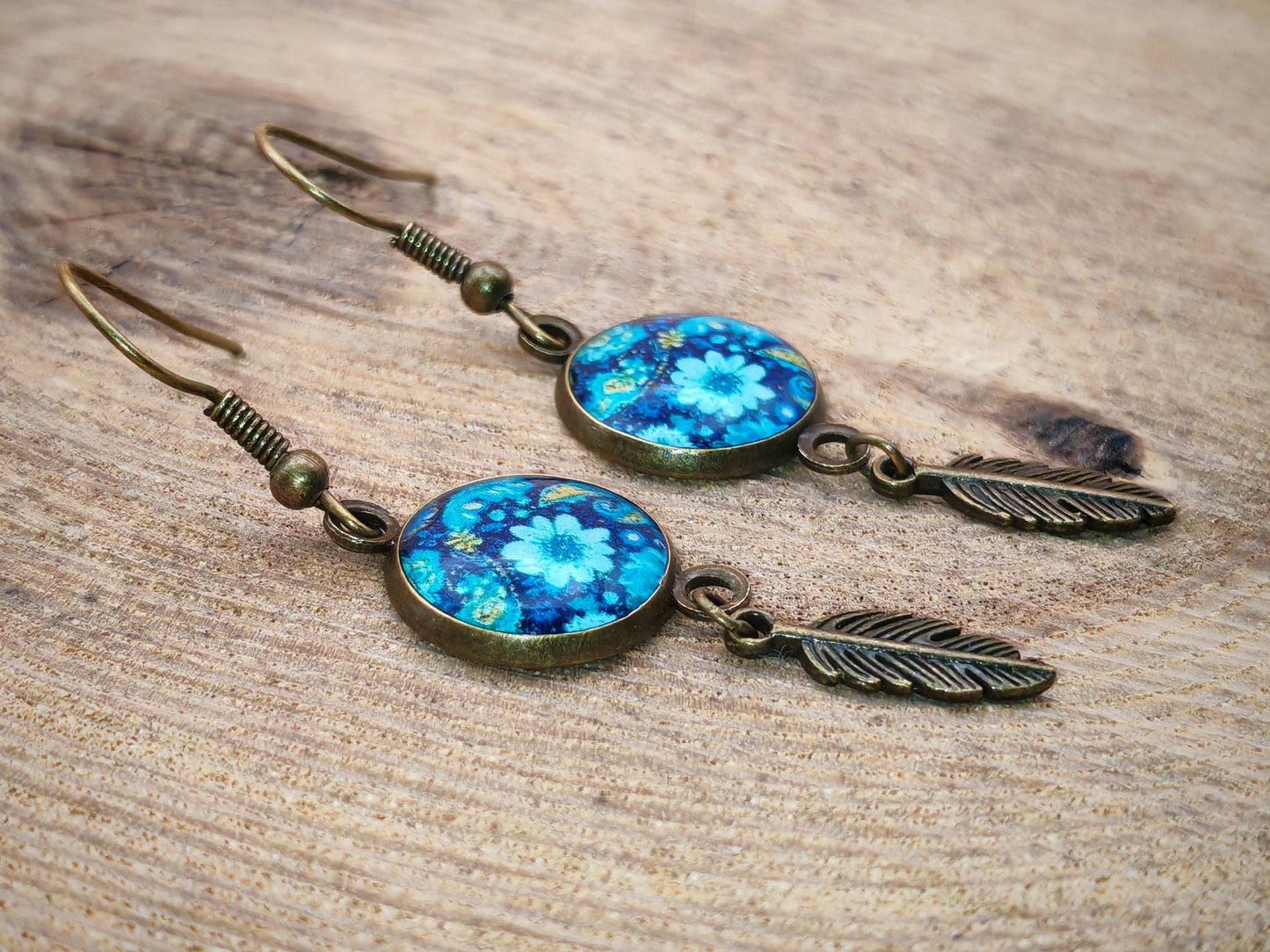 Boucles d’oreilles – Nuit florale