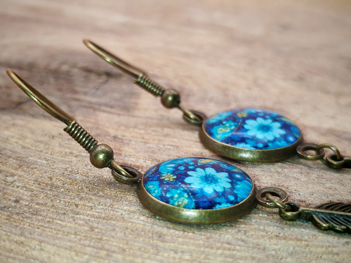 Boucles d’oreilles – Nuit florale