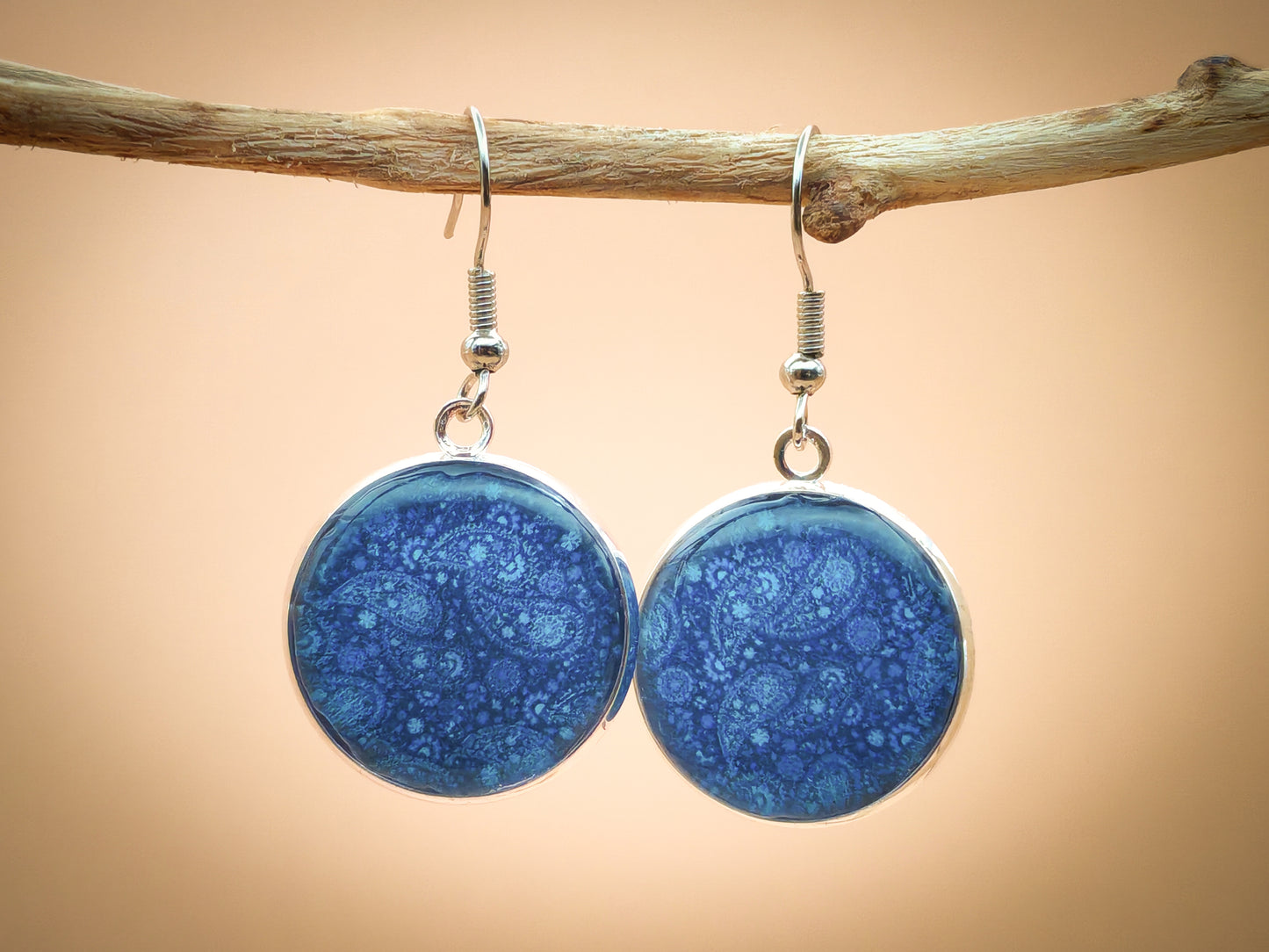 Boucles d’oreilles – Nuit cachemire