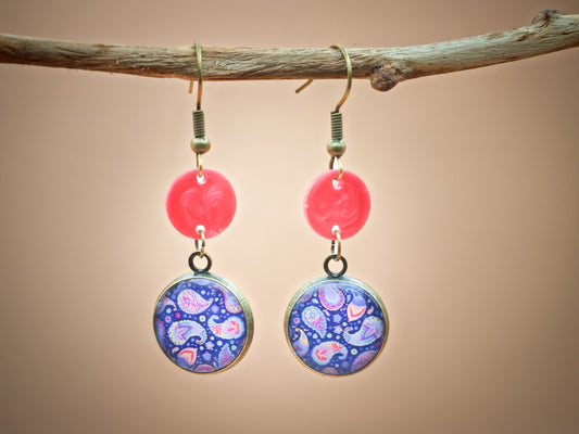Boucles d’oreilles – Rêve cachemire