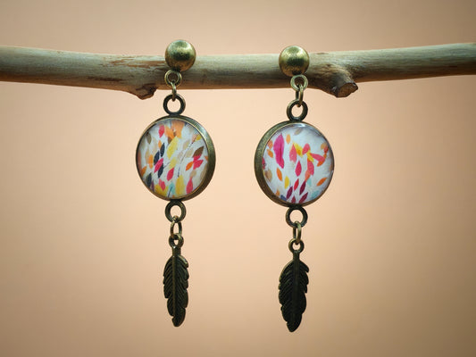 Boucles d’oreilles – Pluie d’automne
