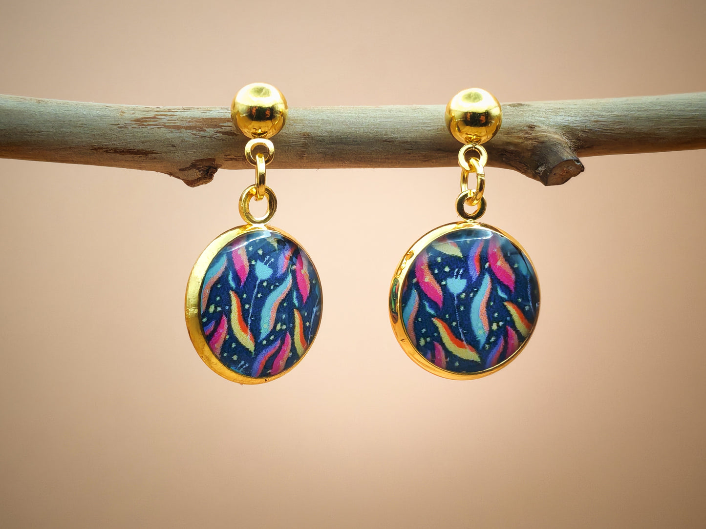 Boucles d’oreilles – Flammes d’étoiles