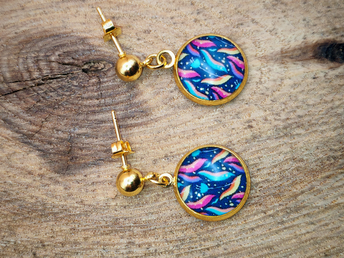 Boucles d’oreilles – Flammes d’étoiles
