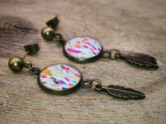 Boucles d’oreilles – Pluie d’automne
