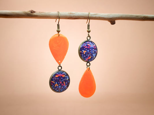 Boucles d’oreilles – Ballet des libellules