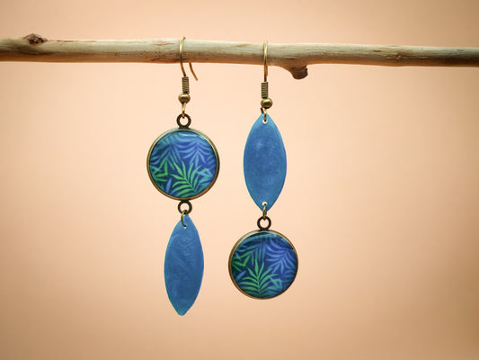 Boucles d’oreilles – Ombres tropicales