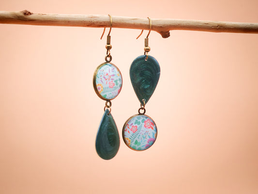 Boucles d’oreilles – Jardin de mai
