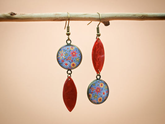 Boucles d’oreilles – Champs en fête