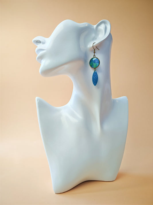 Boucles d’oreilles – Ombres tropicales