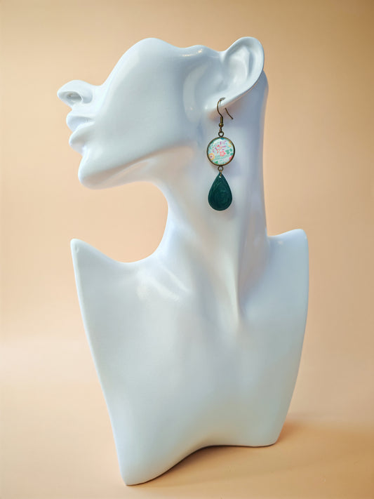 Boucles d’oreilles – Jardin de mai