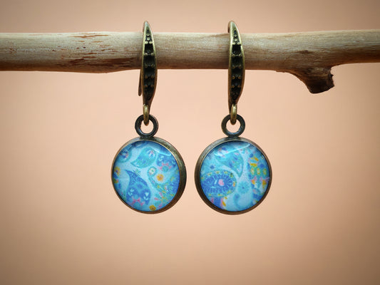 Boucles d'oreilles – Brume florale