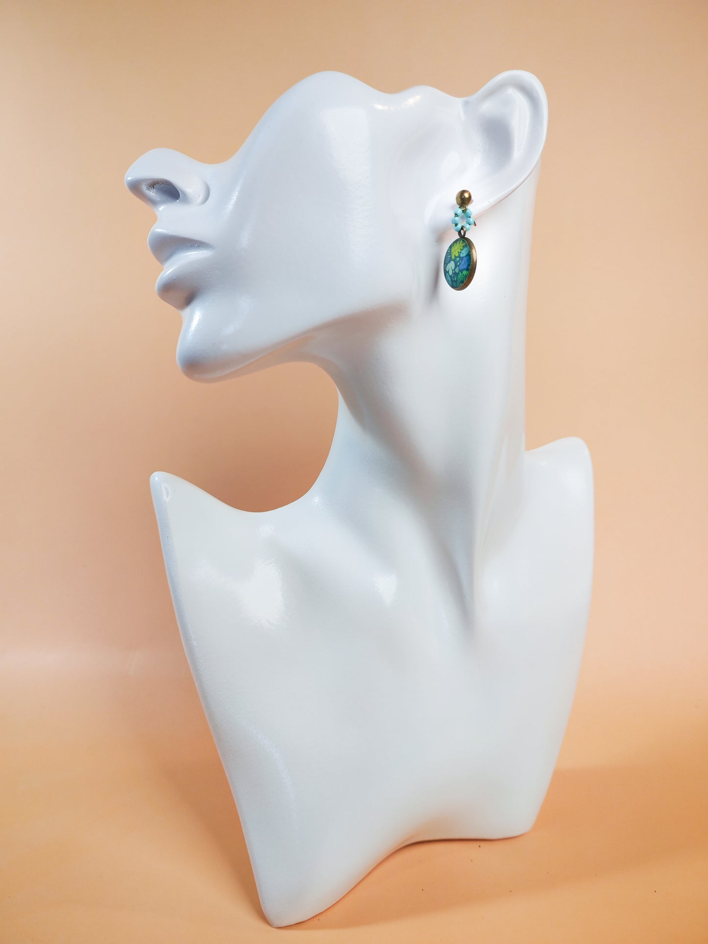 Boucles d’oreilles – Clairière turquoise