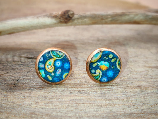 Clous cabochon de 8 mm – Reflets cosmiques