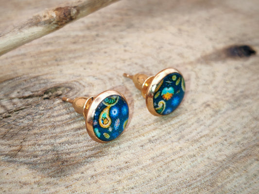 Clous cabochon de 8 mm – Reflets cosmiques