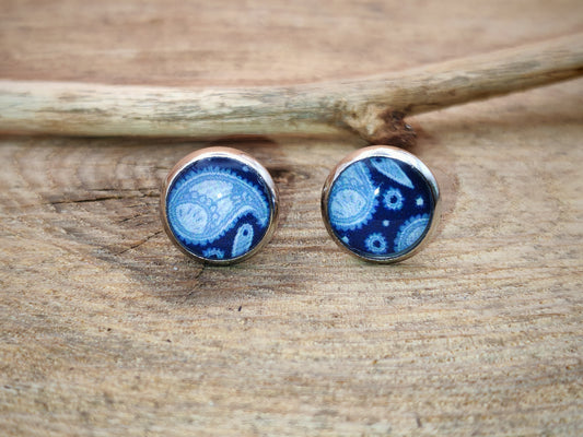 Clous cabochon de 8 mm – Nuit indigo